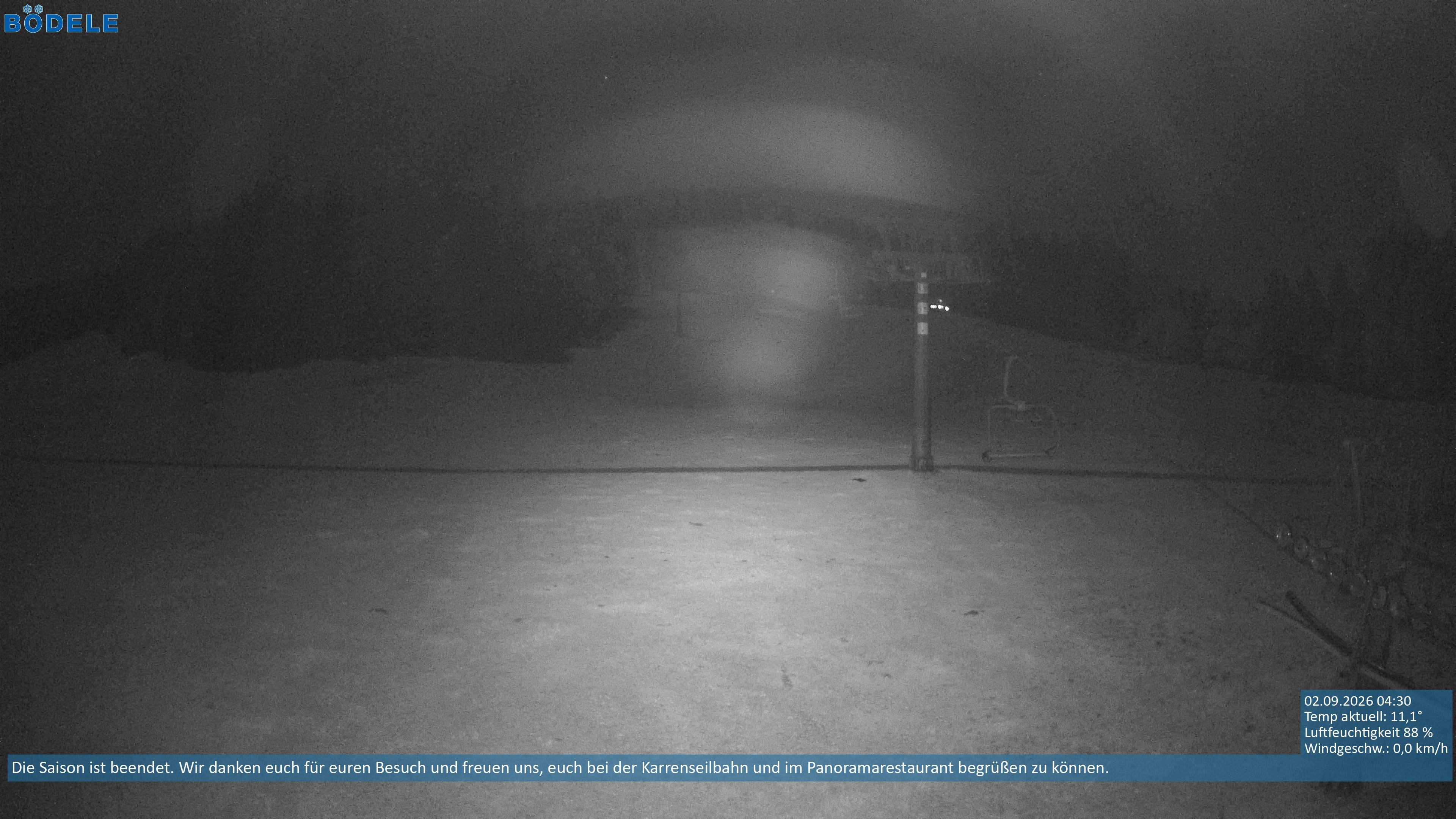 Archiv Foto Webcam Lanklift am Bödele