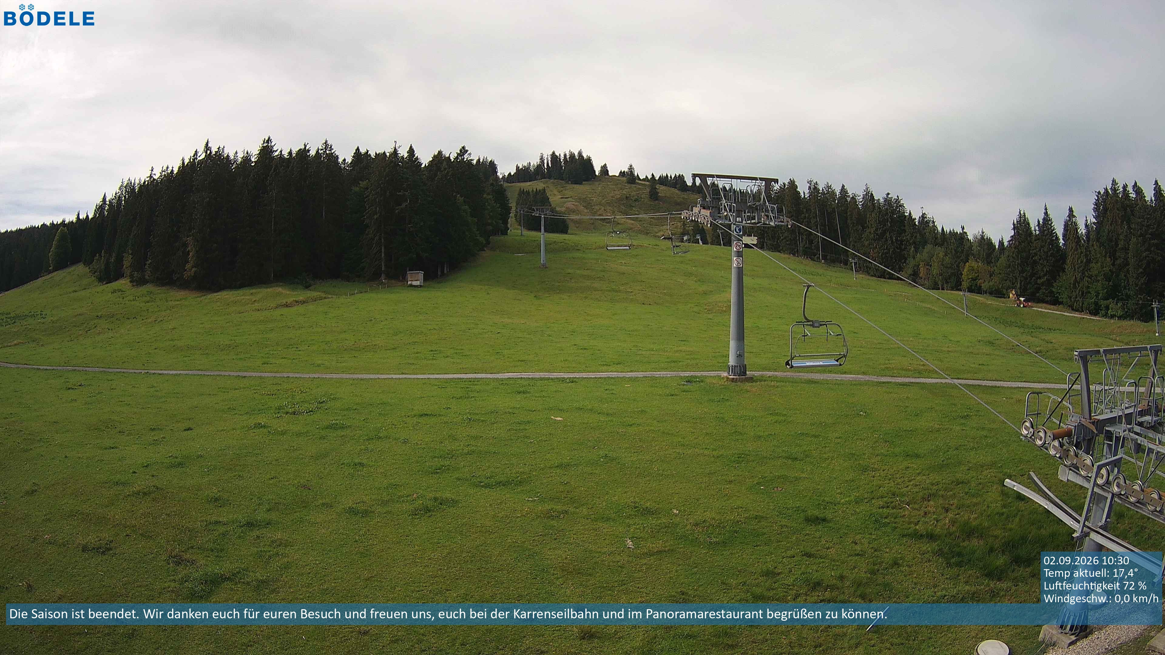 Archiv Foto Webcam Lanklift am Bödele
