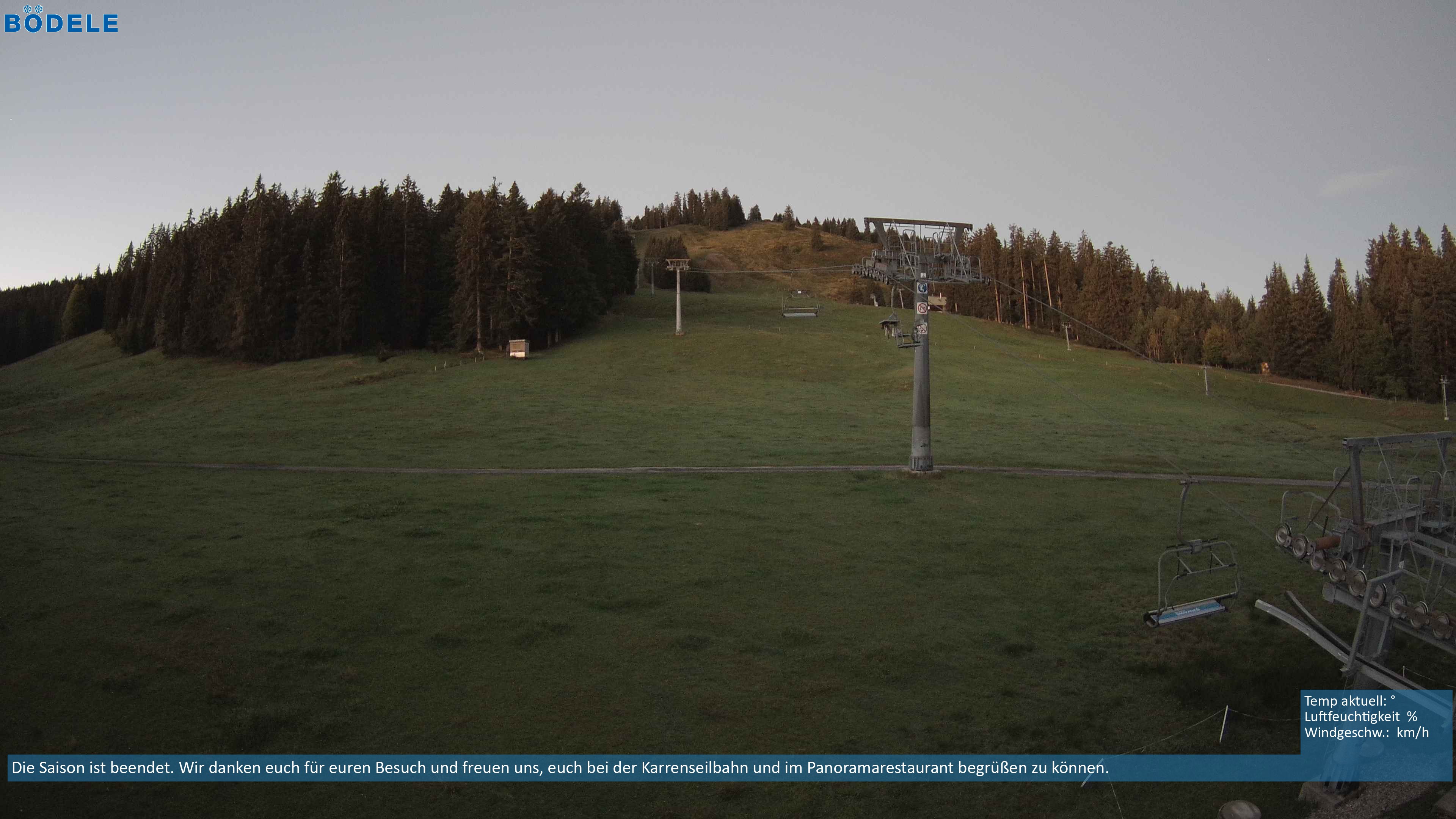 Archiv Foto Webcam Lanklift am Bödele