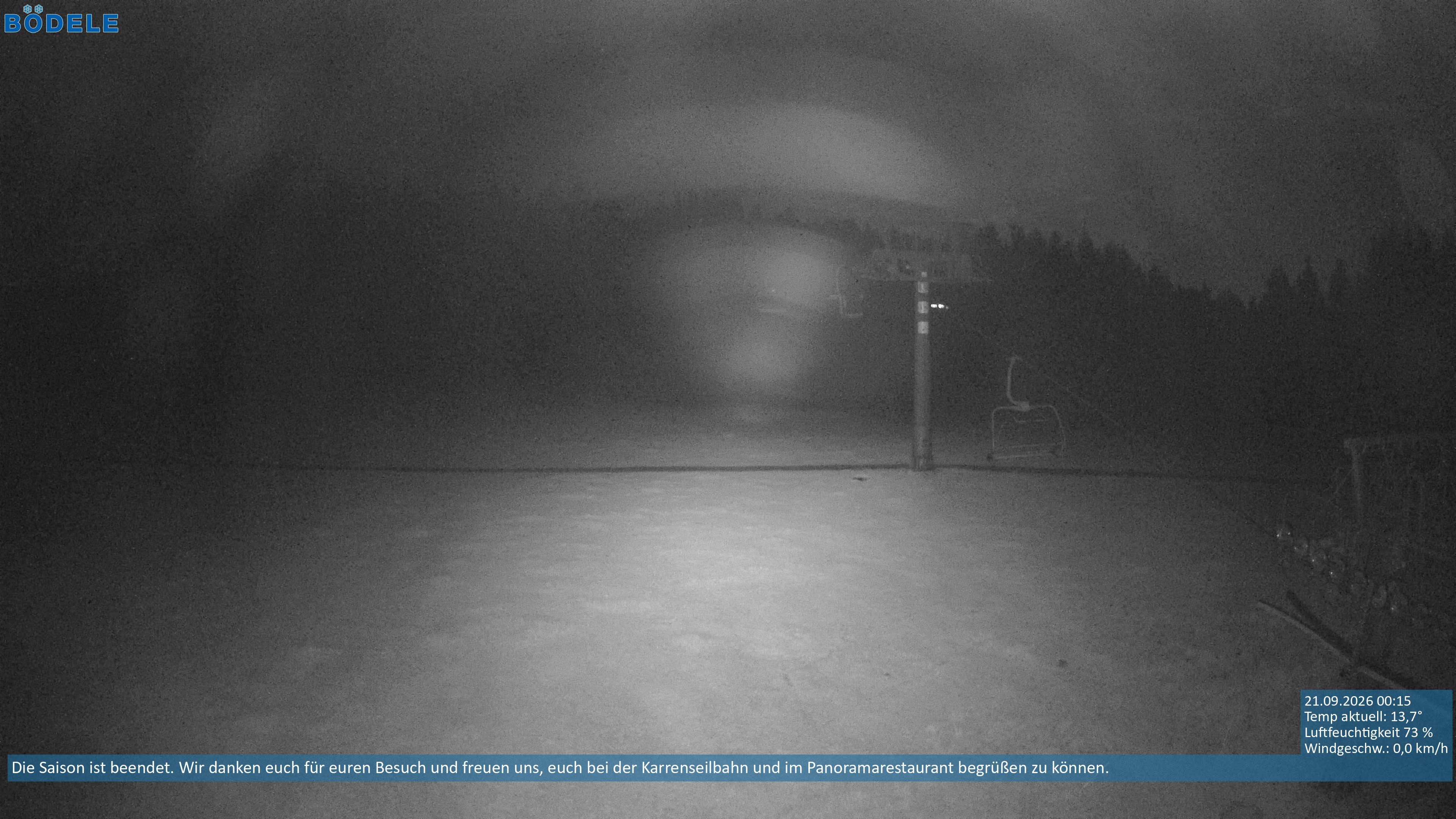 Archiv Foto Webcam Lanklift am Bödele
