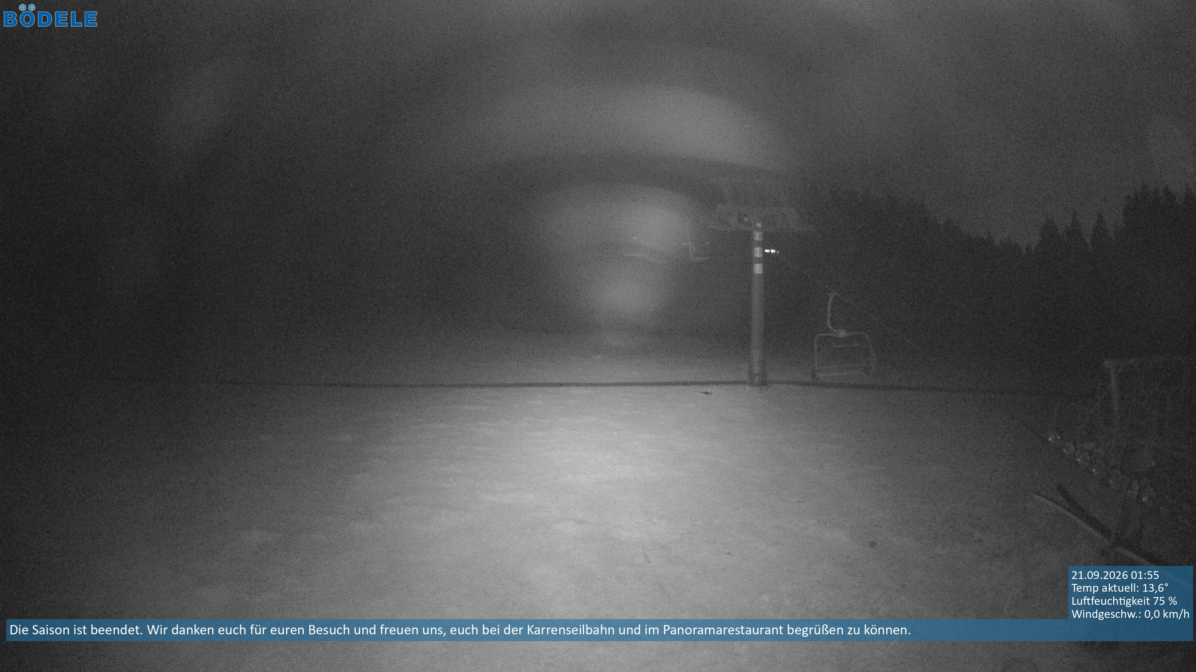 Archiv Foto Webcam Lanklift am Bödele