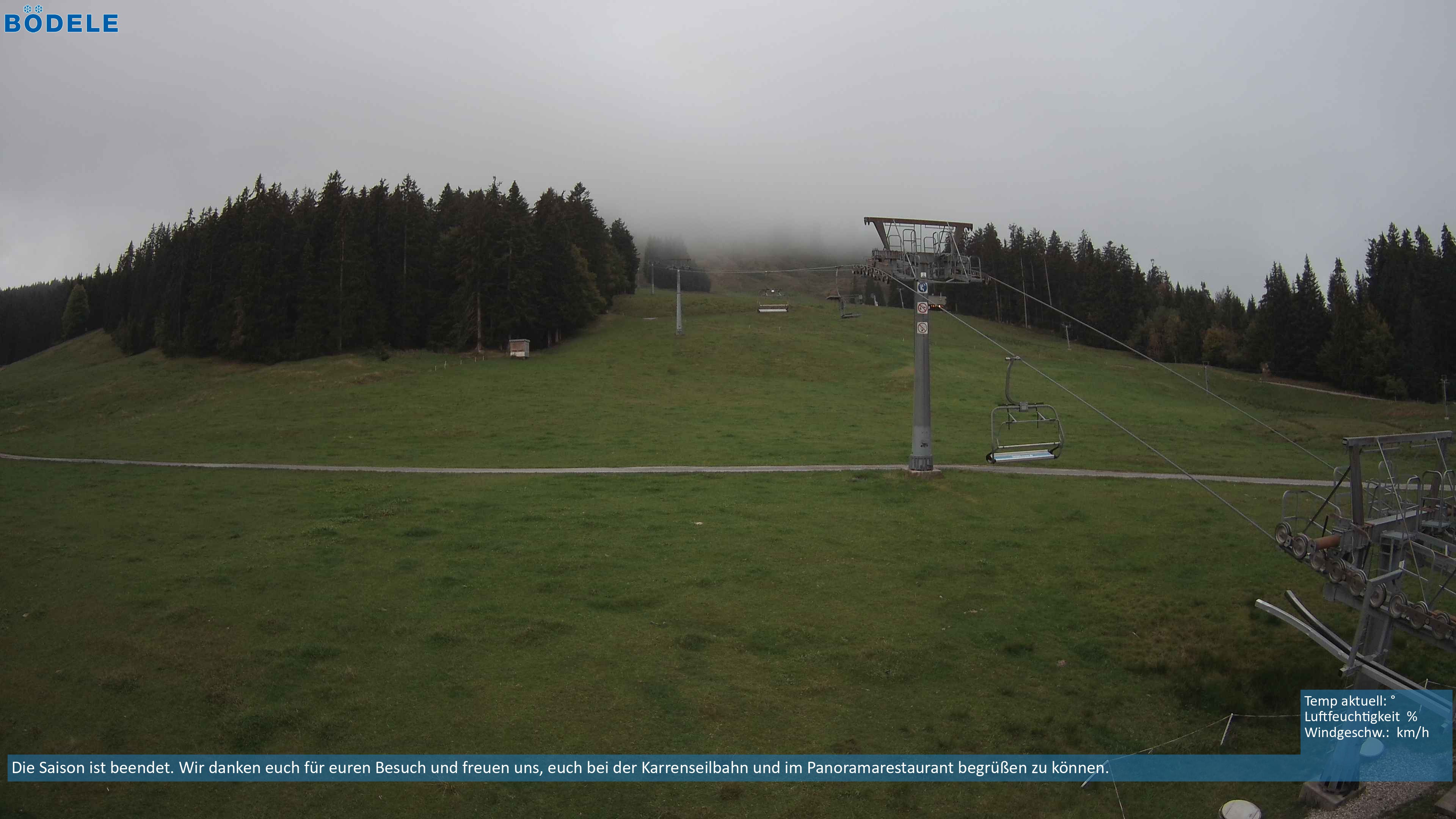 Archiv Foto Webcam Lanklift am Bödele