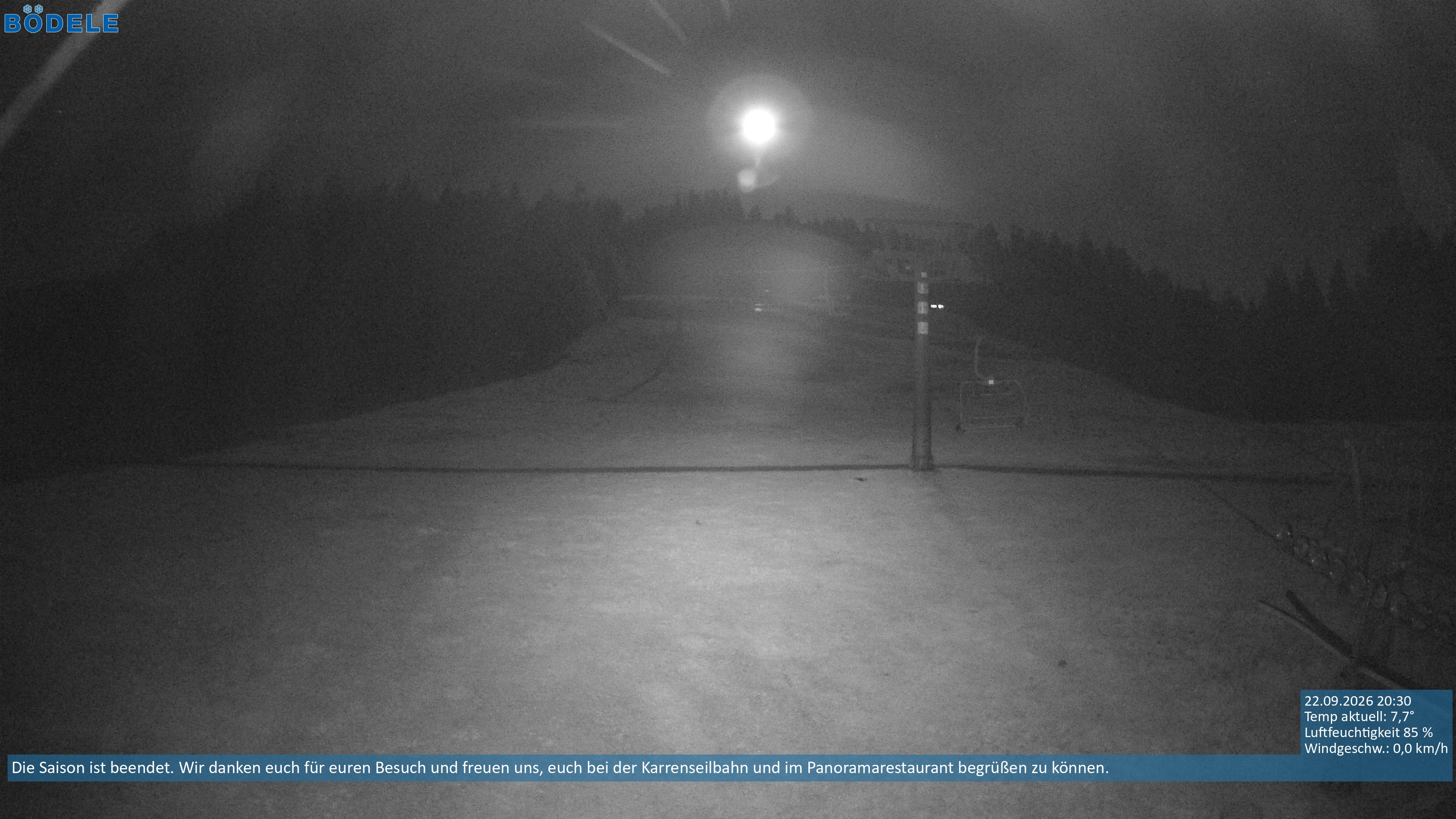Archiv Foto Webcam Lanklift am Bödele