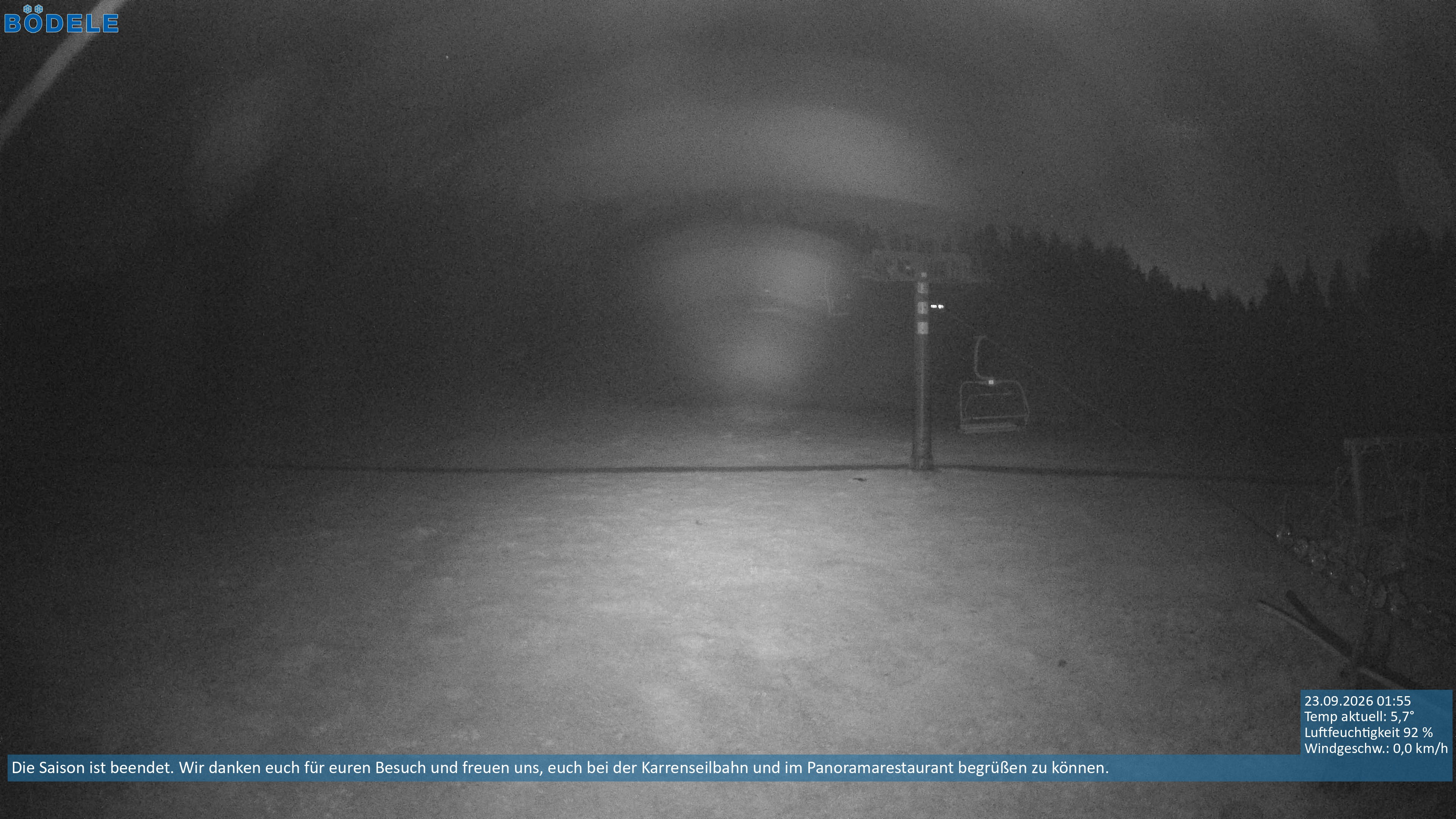 Archiv Foto Webcam Lanklift am Bödele
