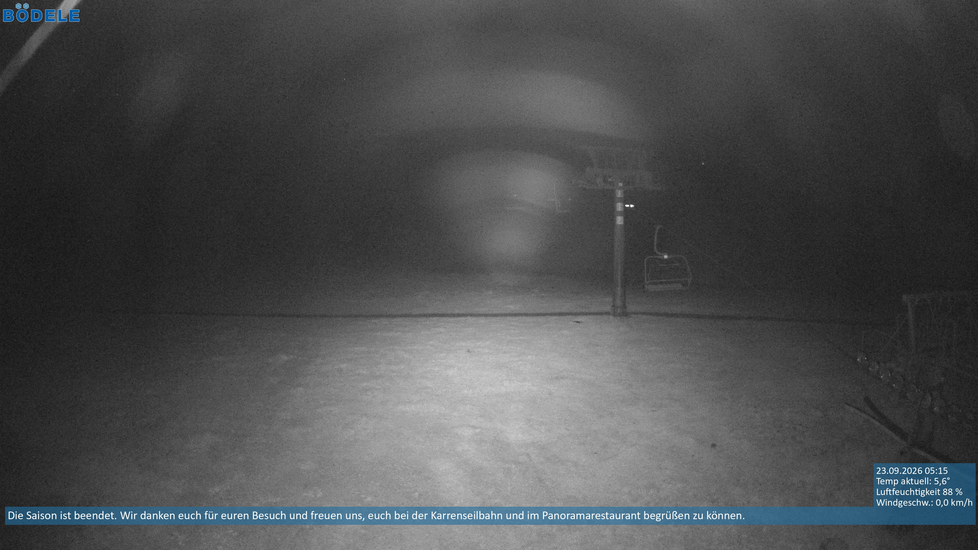 Archiv Foto Webcam Lanklift am Bödele