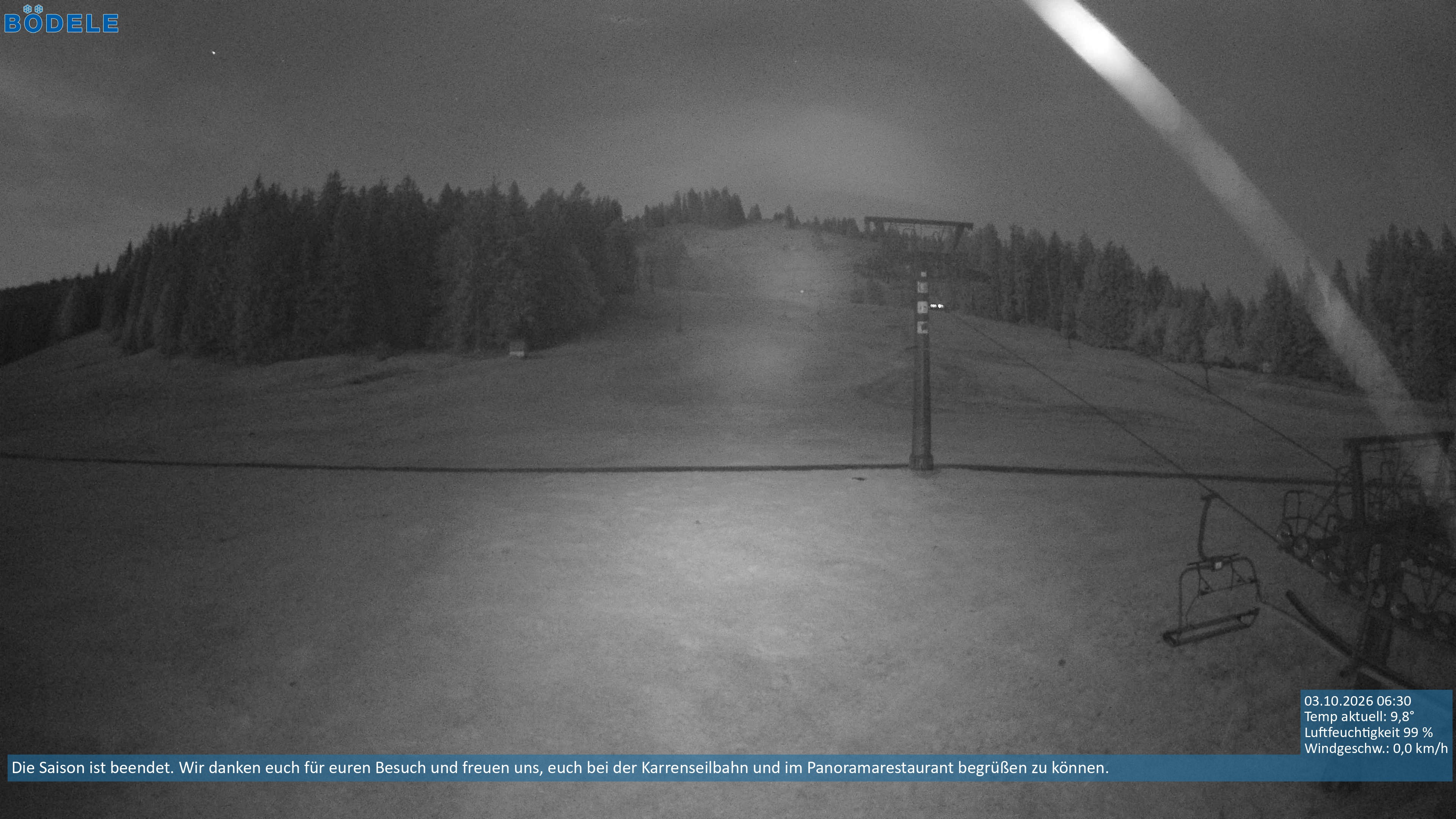 Archiv Foto Webcam Lanklift am Bödele