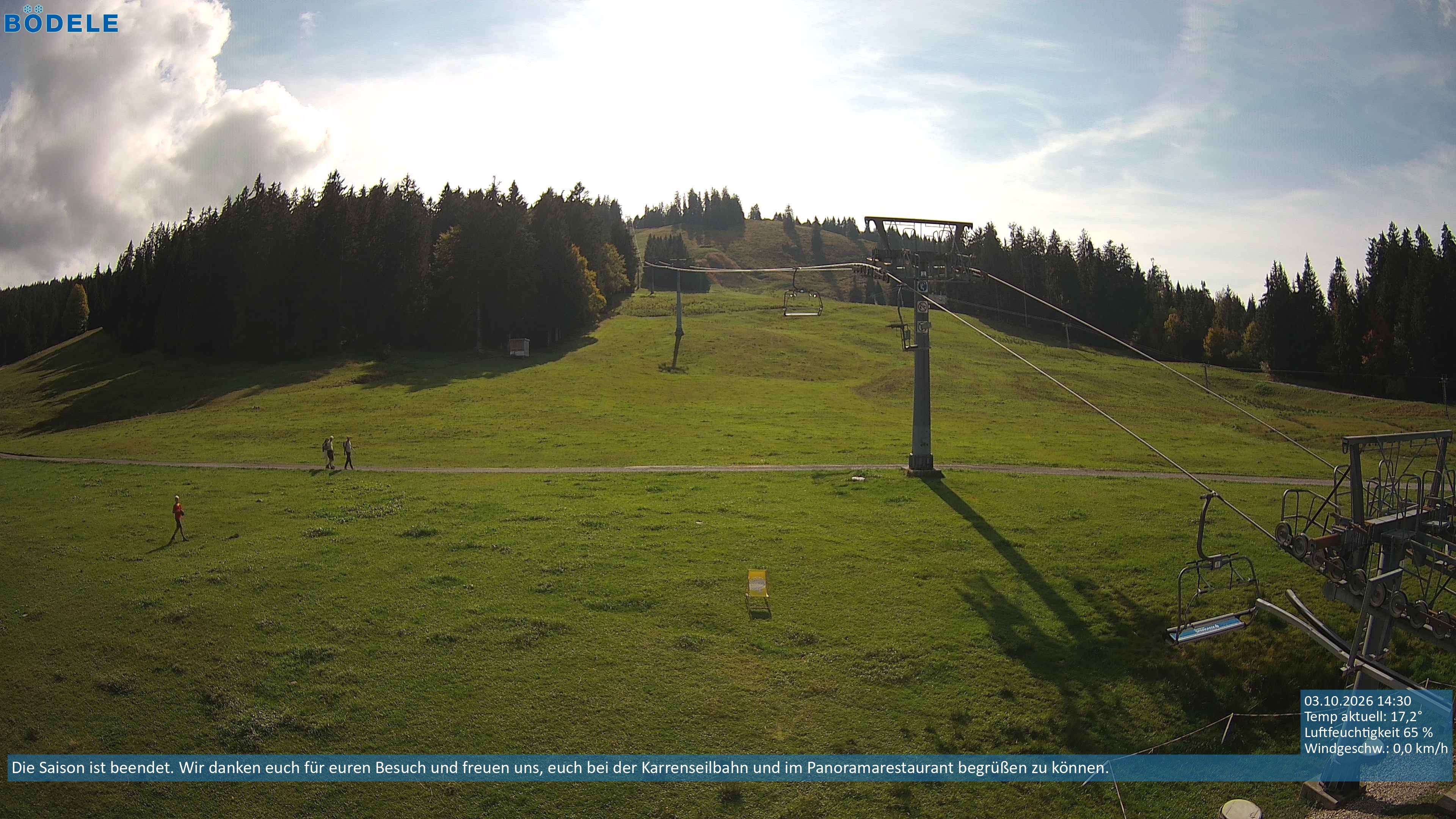 Archiv Foto Webcam Lanklift am Bödele
