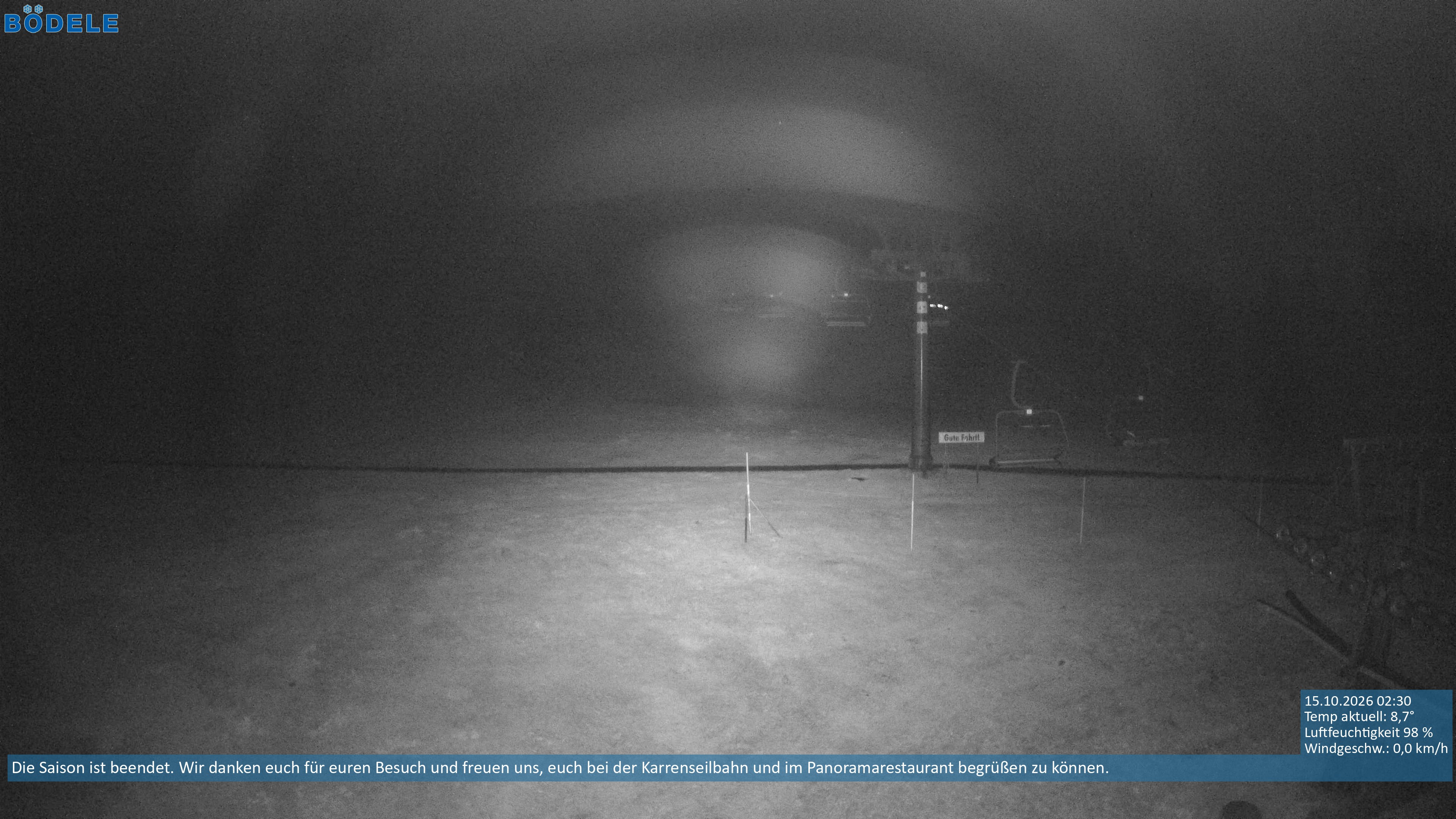 Archiv Foto Webcam Lanklift am Bödele