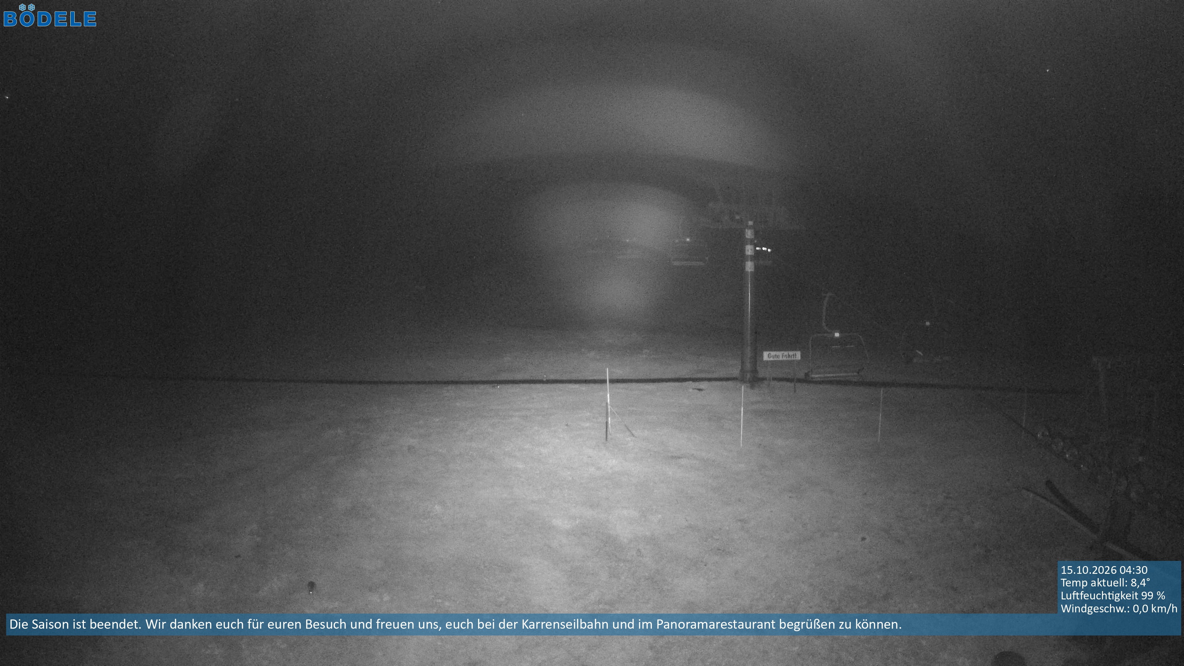 Archiv Foto Webcam Lanklift am Bödele