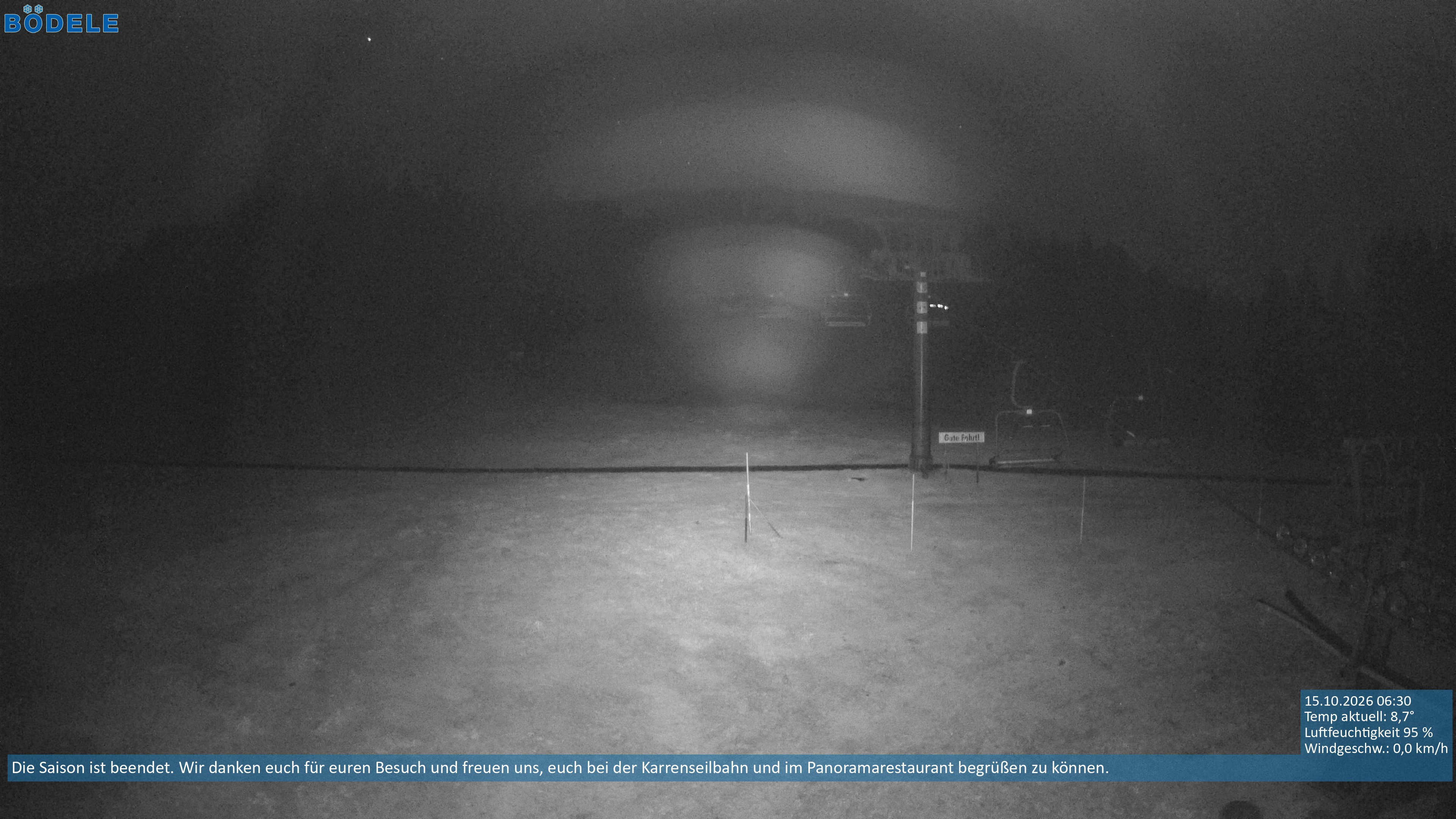 Archiv Foto Webcam Lanklift am Bödele