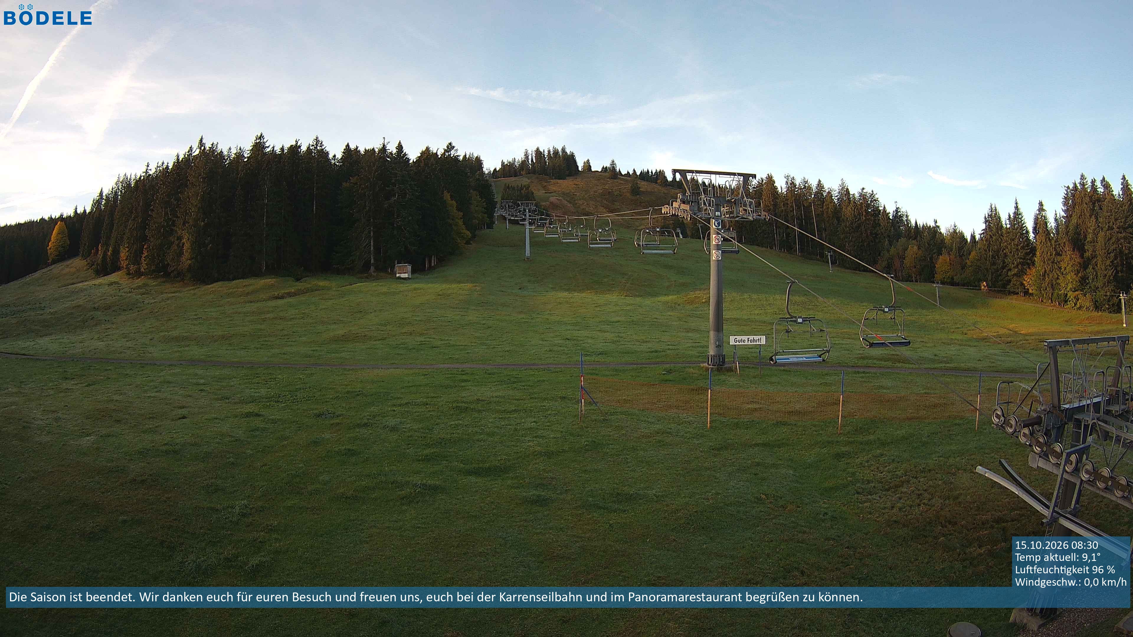 Archiv Foto Webcam Lanklift am Bödele
