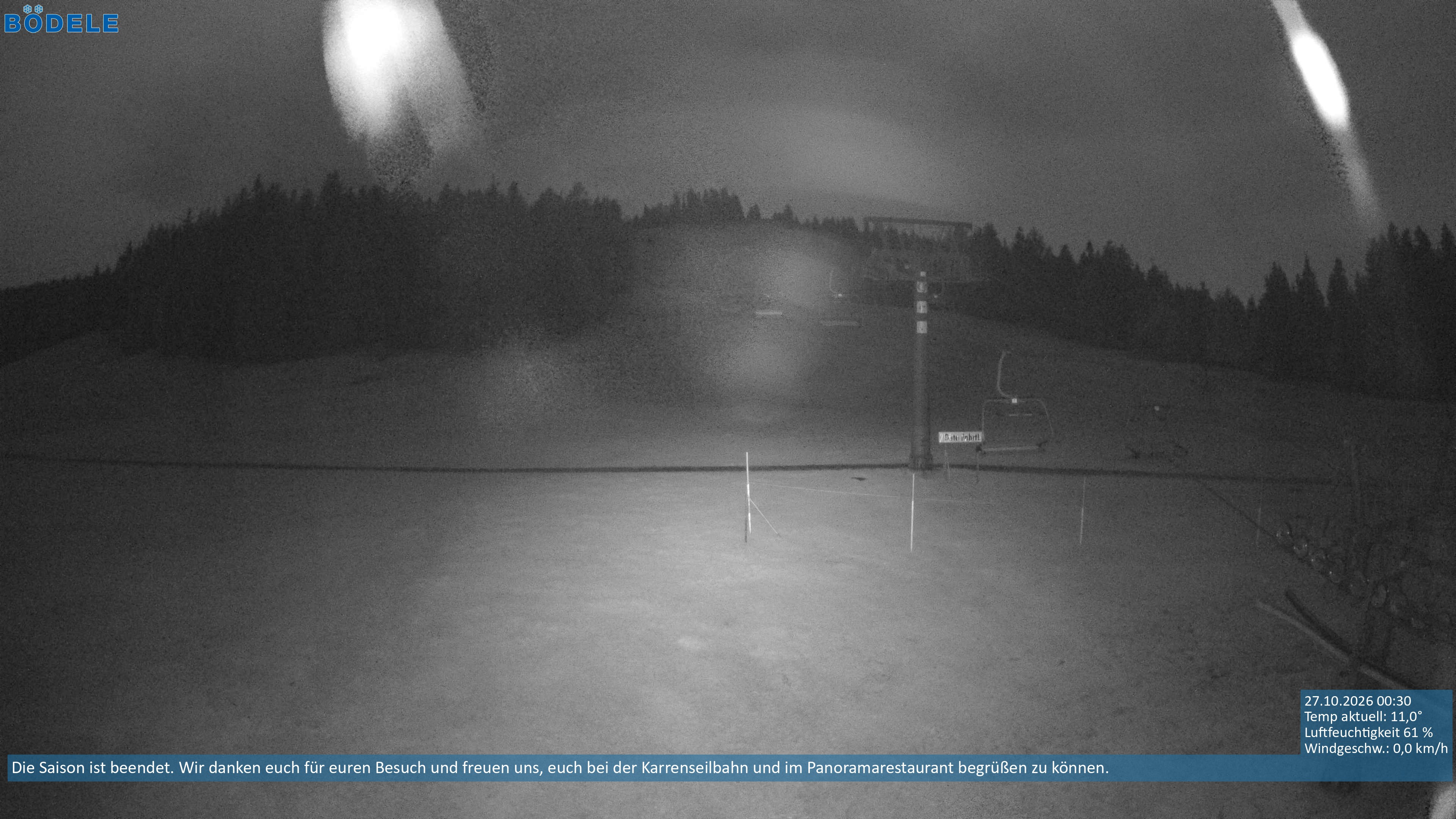 Archiv Foto Webcam Lanklift am Bödele