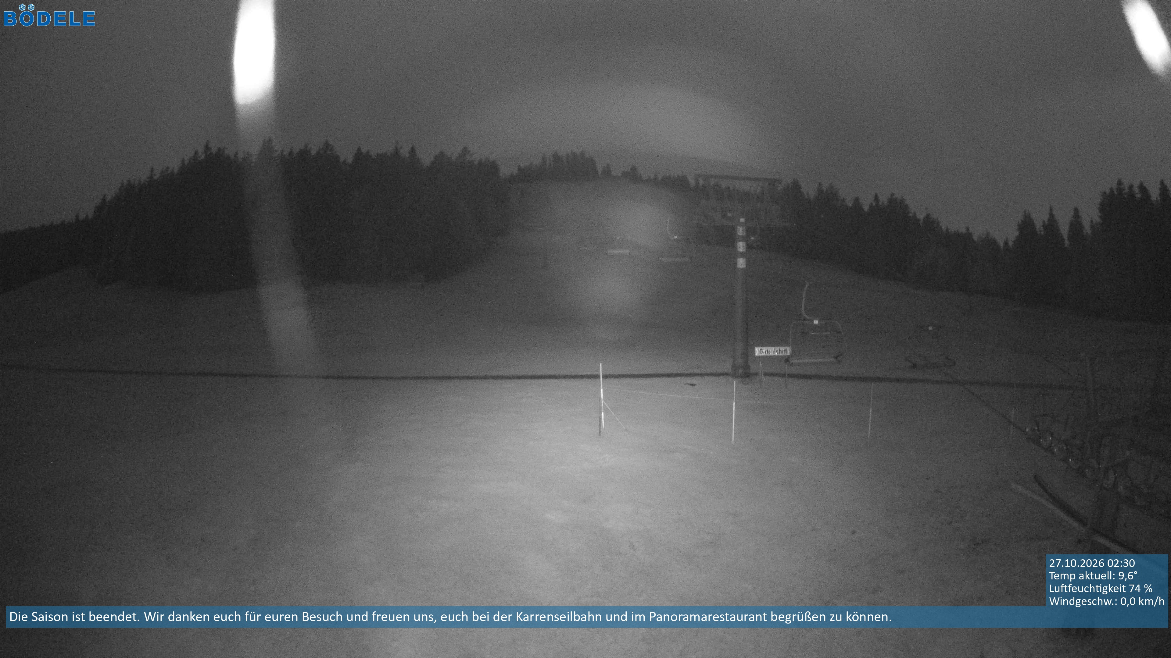 Archiv Foto Webcam Lanklift am Bödele