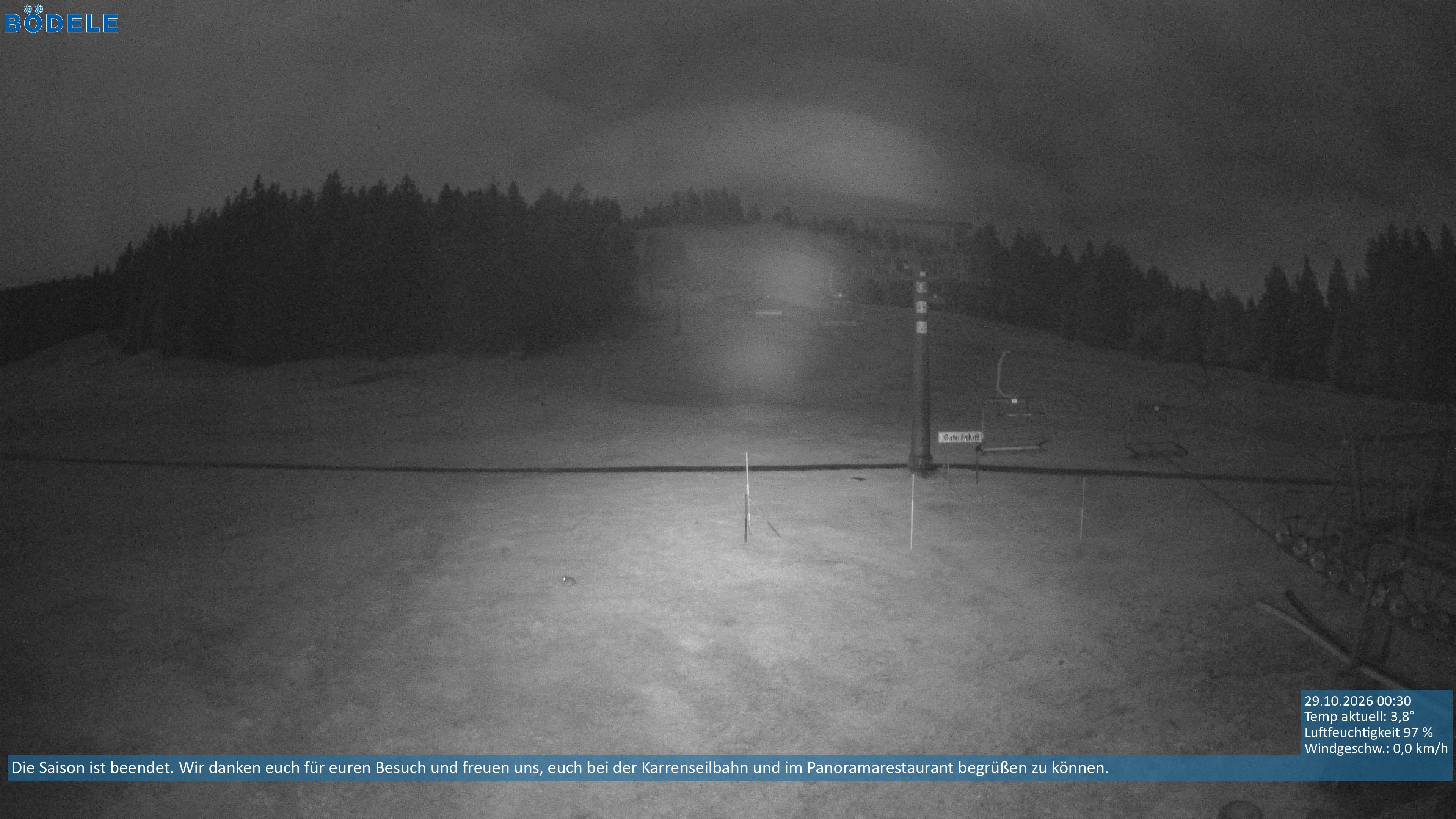 Archiv Foto Webcam Lanklift am Bödele