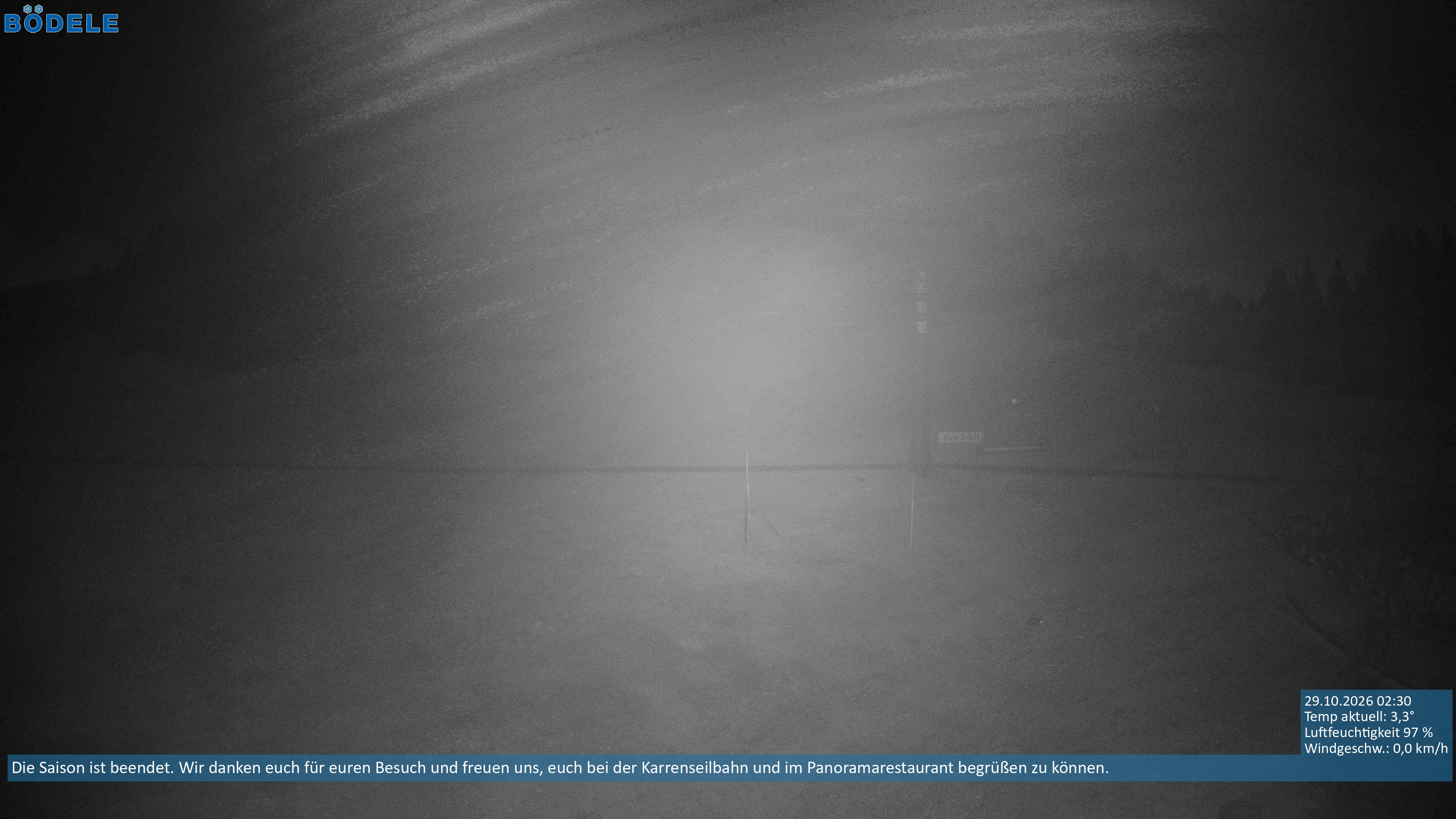 Archiv Foto Webcam Lanklift am Bödele