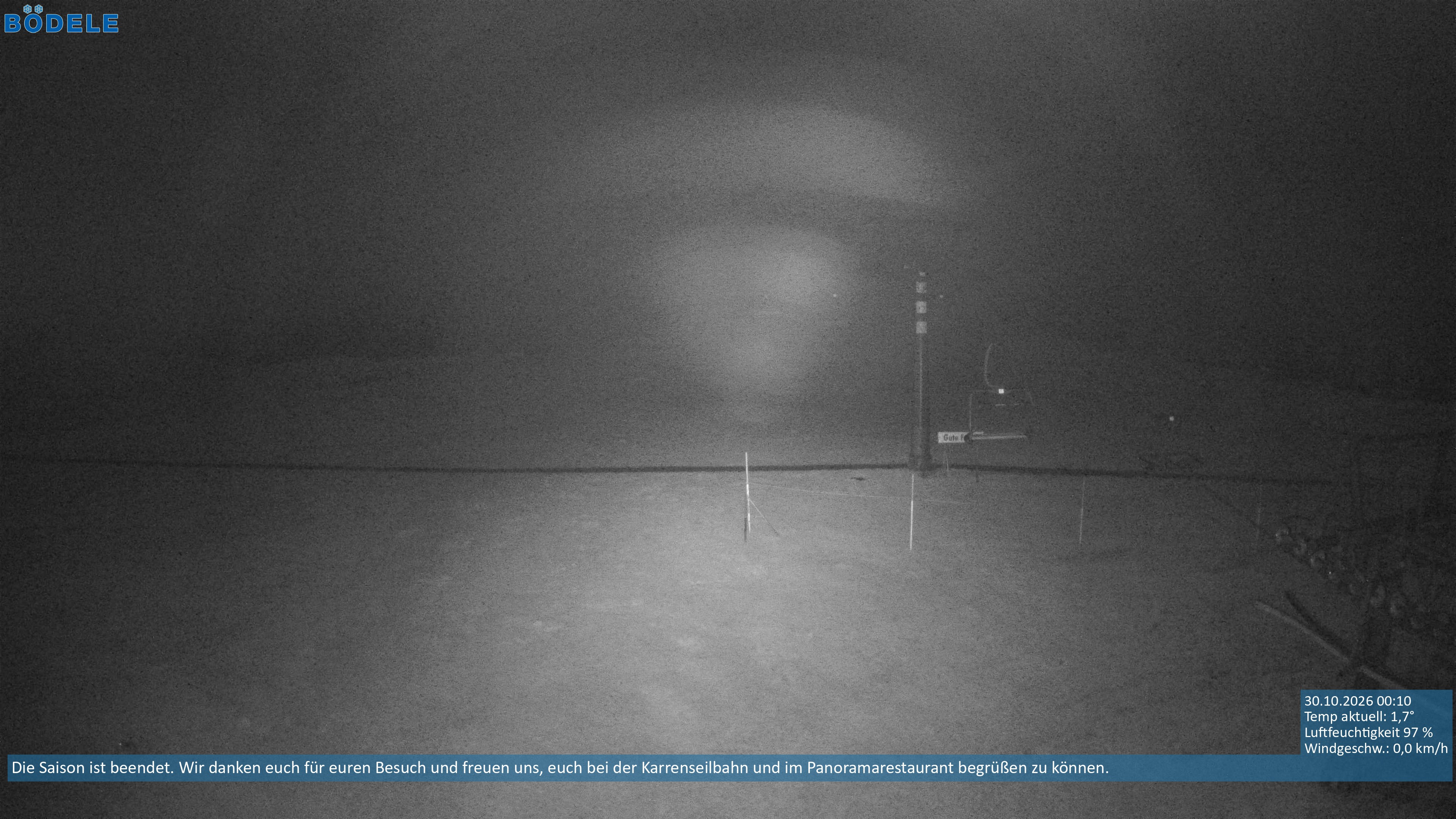 Archiv Foto Webcam Lanklift am Bödele