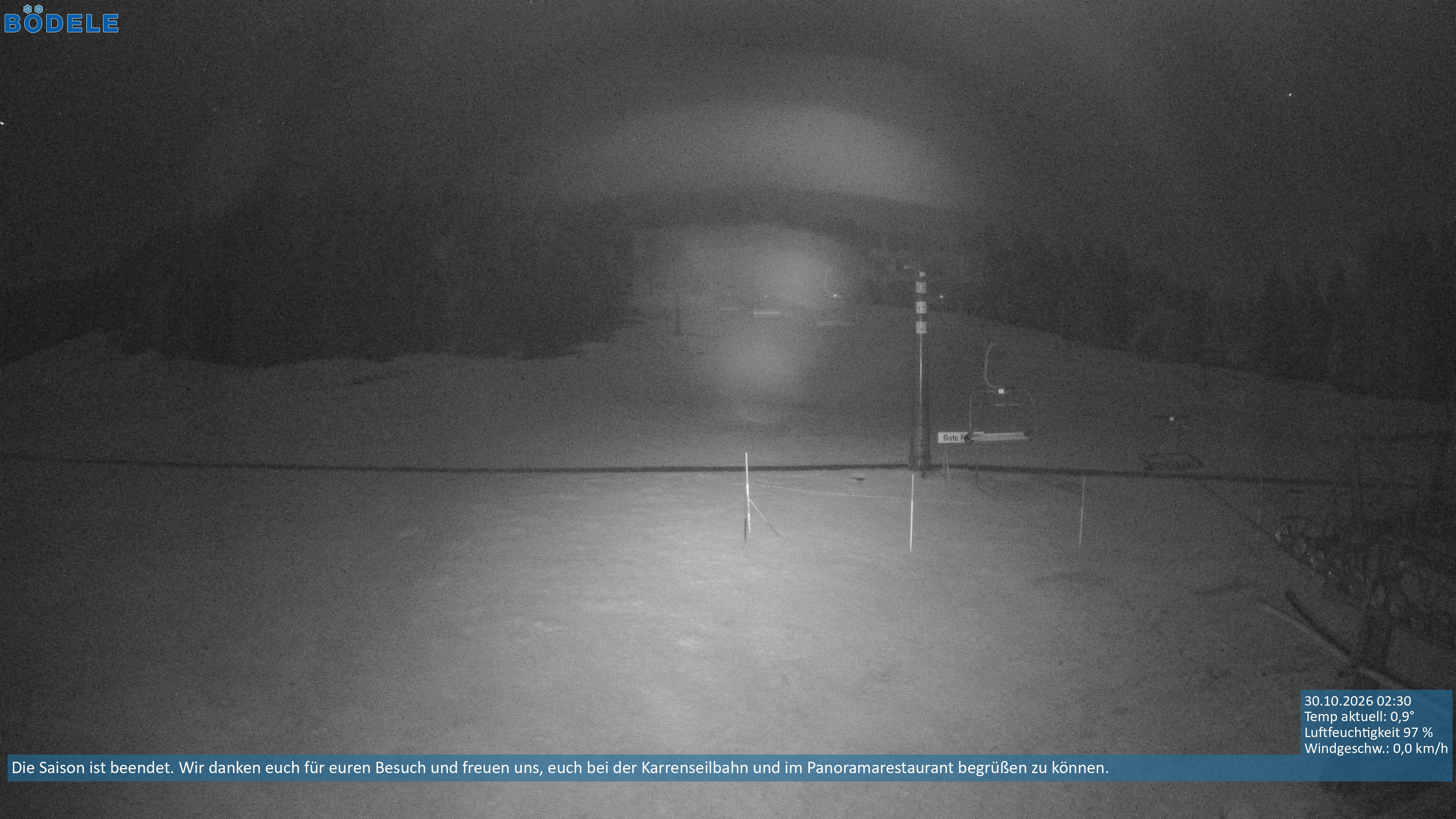 Archiv Foto Webcam Lanklift am Bödele