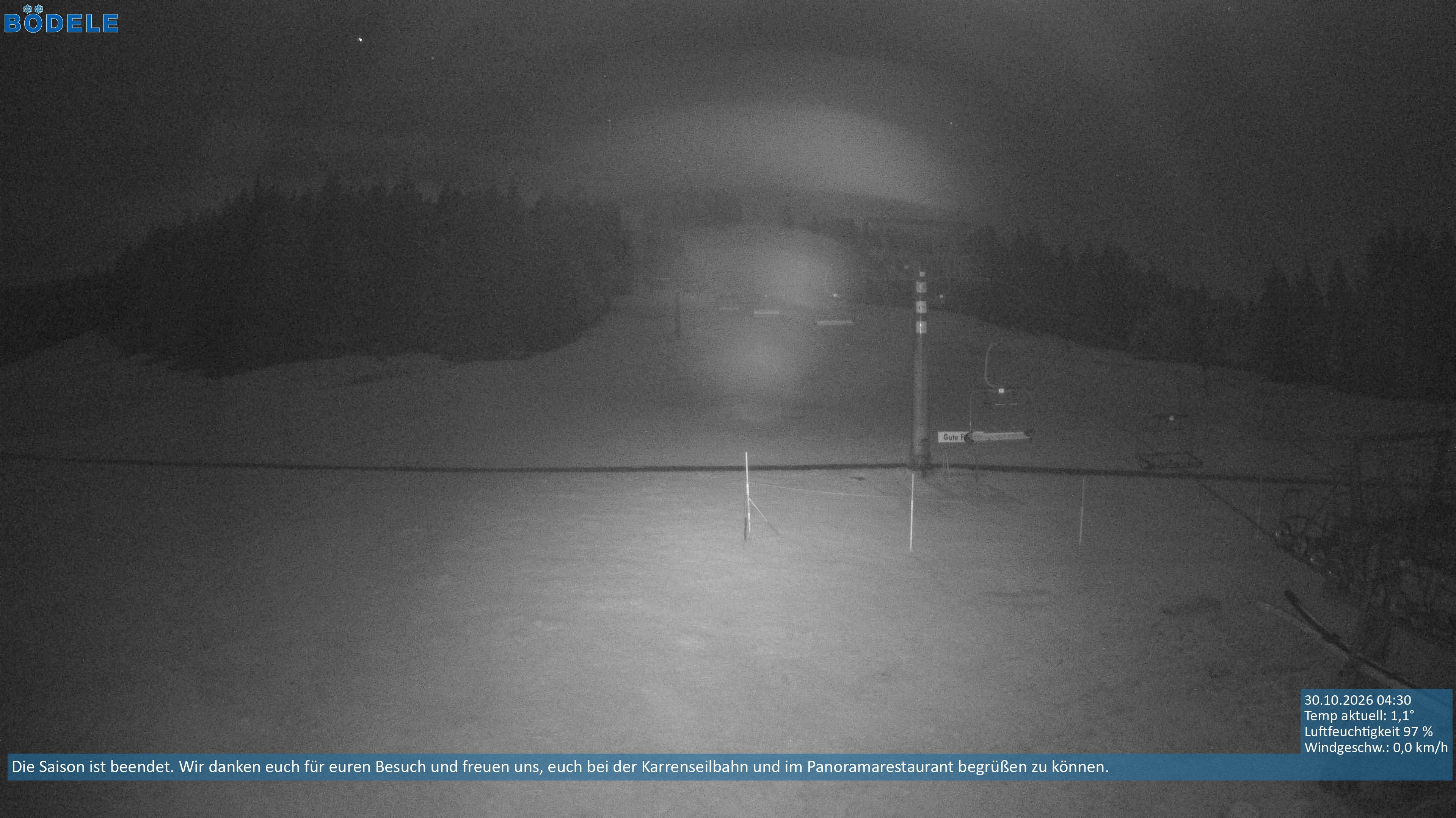 Archiv Foto Webcam Lanklift am Bödele