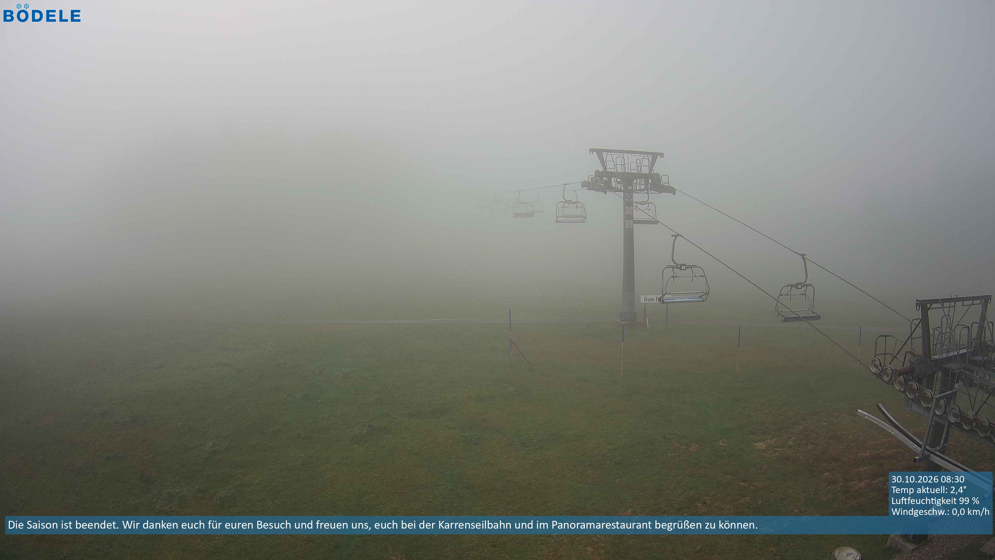 Archiv Foto Webcam Lanklift am Bödele