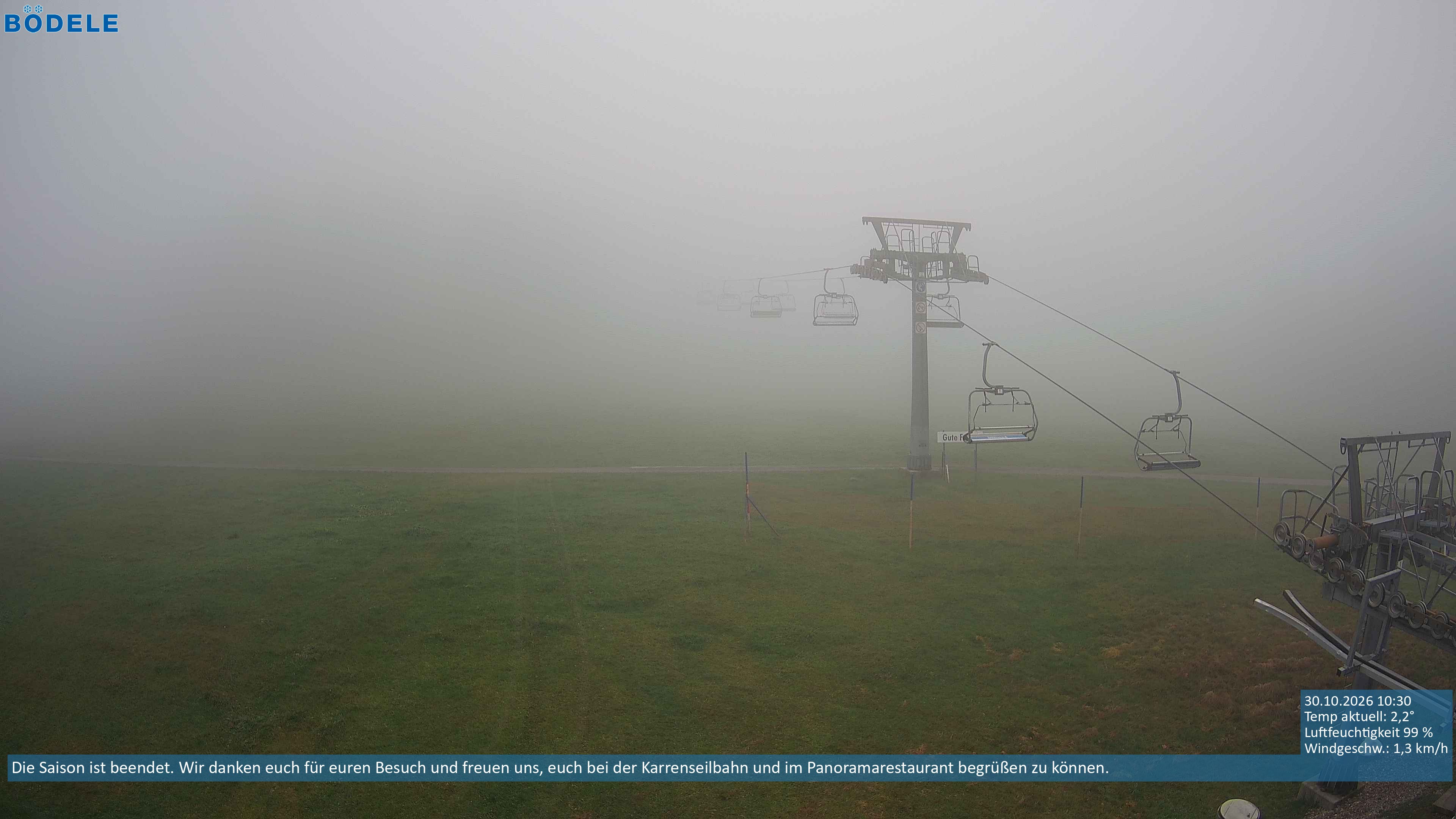 Archiv Foto Webcam Lanklift am Bödele