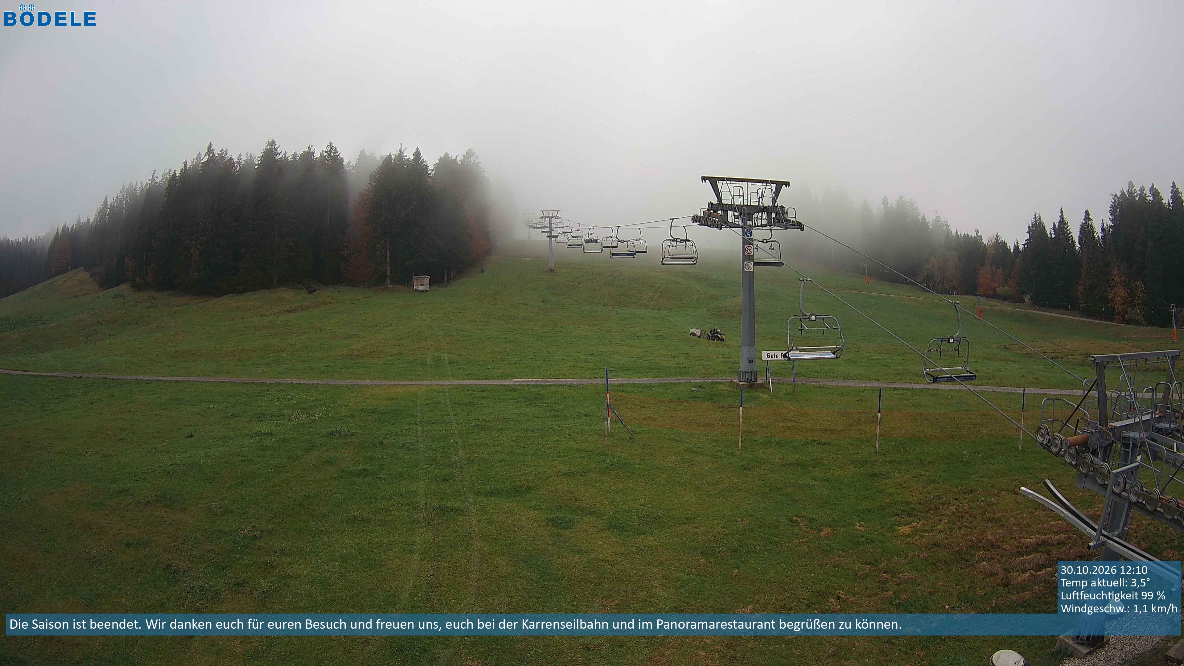 Archiv Foto Webcam Lanklift am Bödele