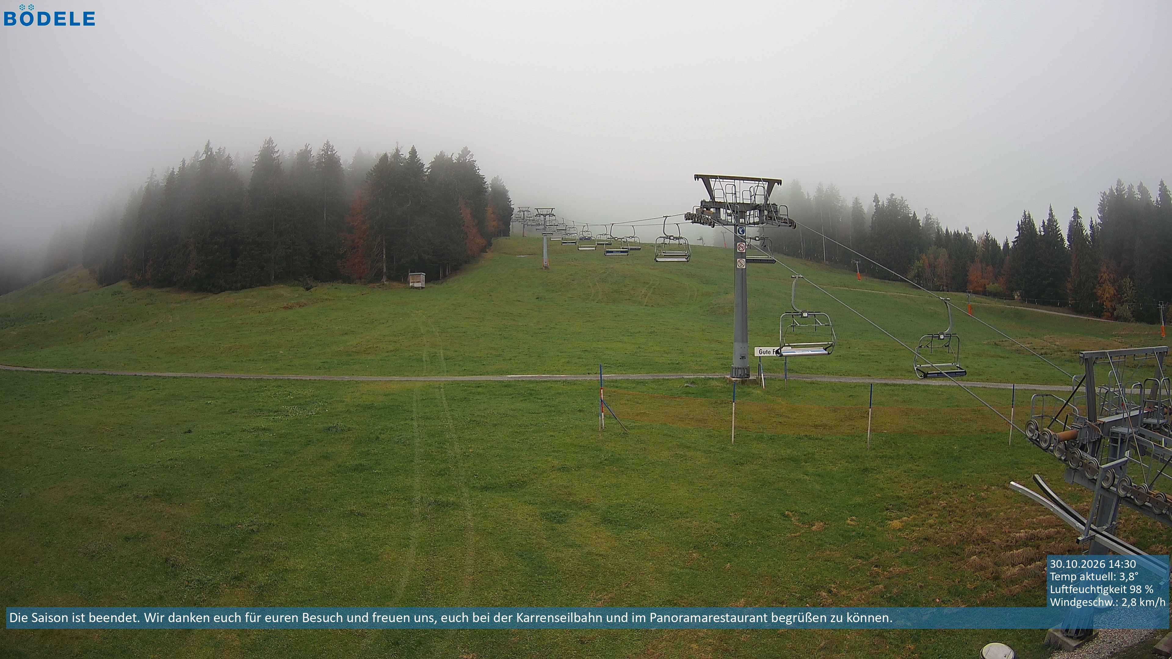 Archiv Foto Webcam Lanklift am Bödele