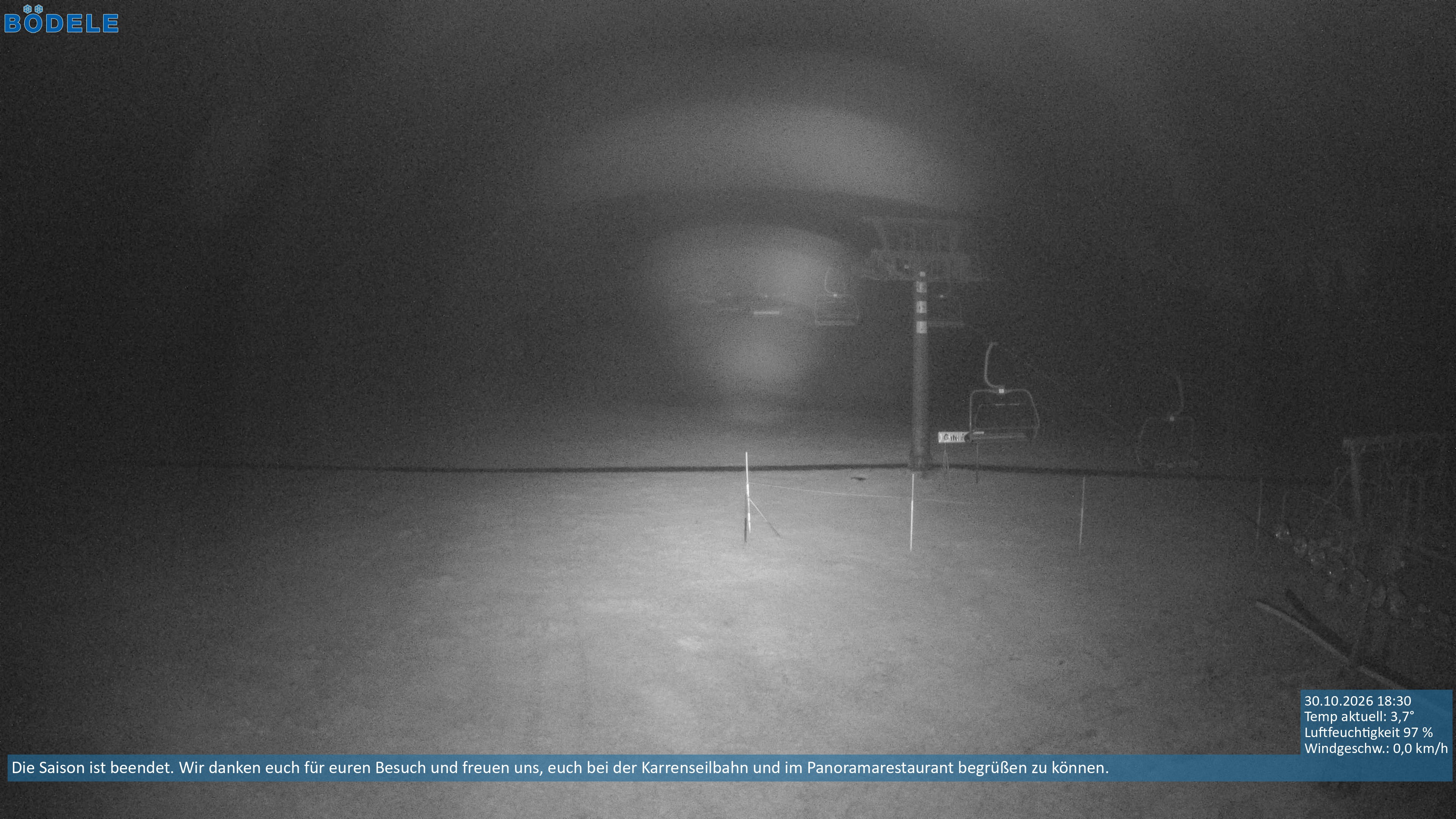 Archiv Foto Webcam Lanklift am Bödele