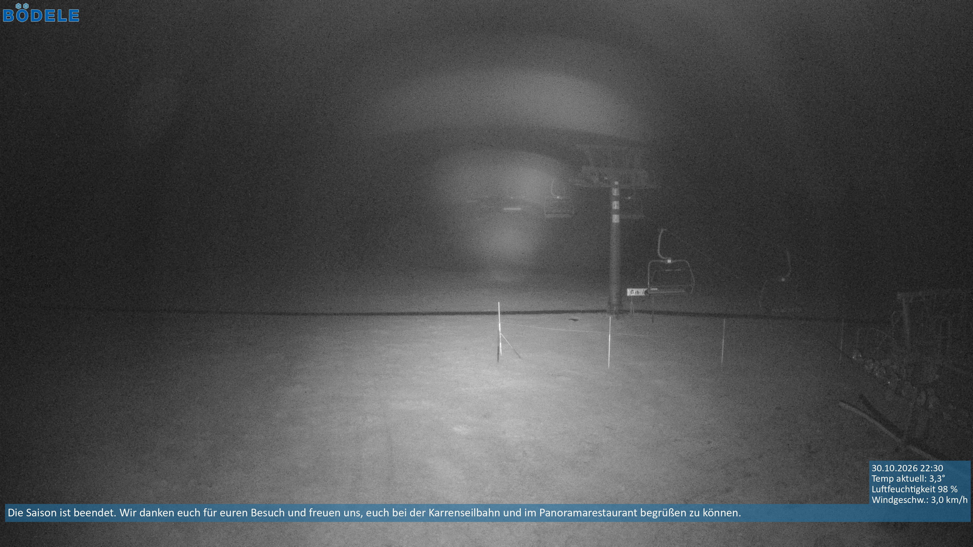 Archiv Foto Webcam Lanklift am Bödele