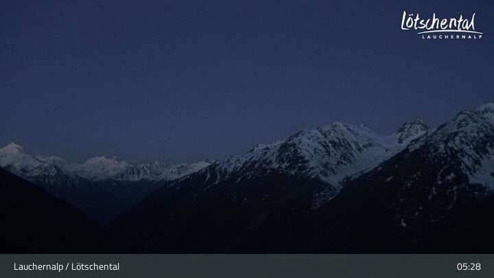Archived image Webcam top station Wiler-Lauchernalp, Lötschen valley