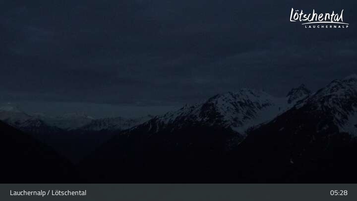 Archived image Webcam top station Wiler-Lauchernalp, Lötschen valley