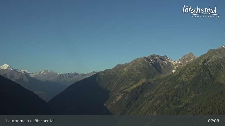 Archiv Foto Webcam Bergstation Wiler-Lauchernalp, Lötschental