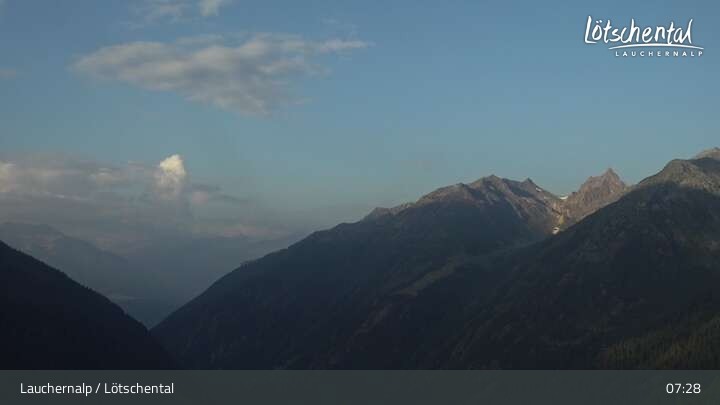 Archiv Foto Webcam Bergstation Wiler-Lauchernalp, Lötschental
