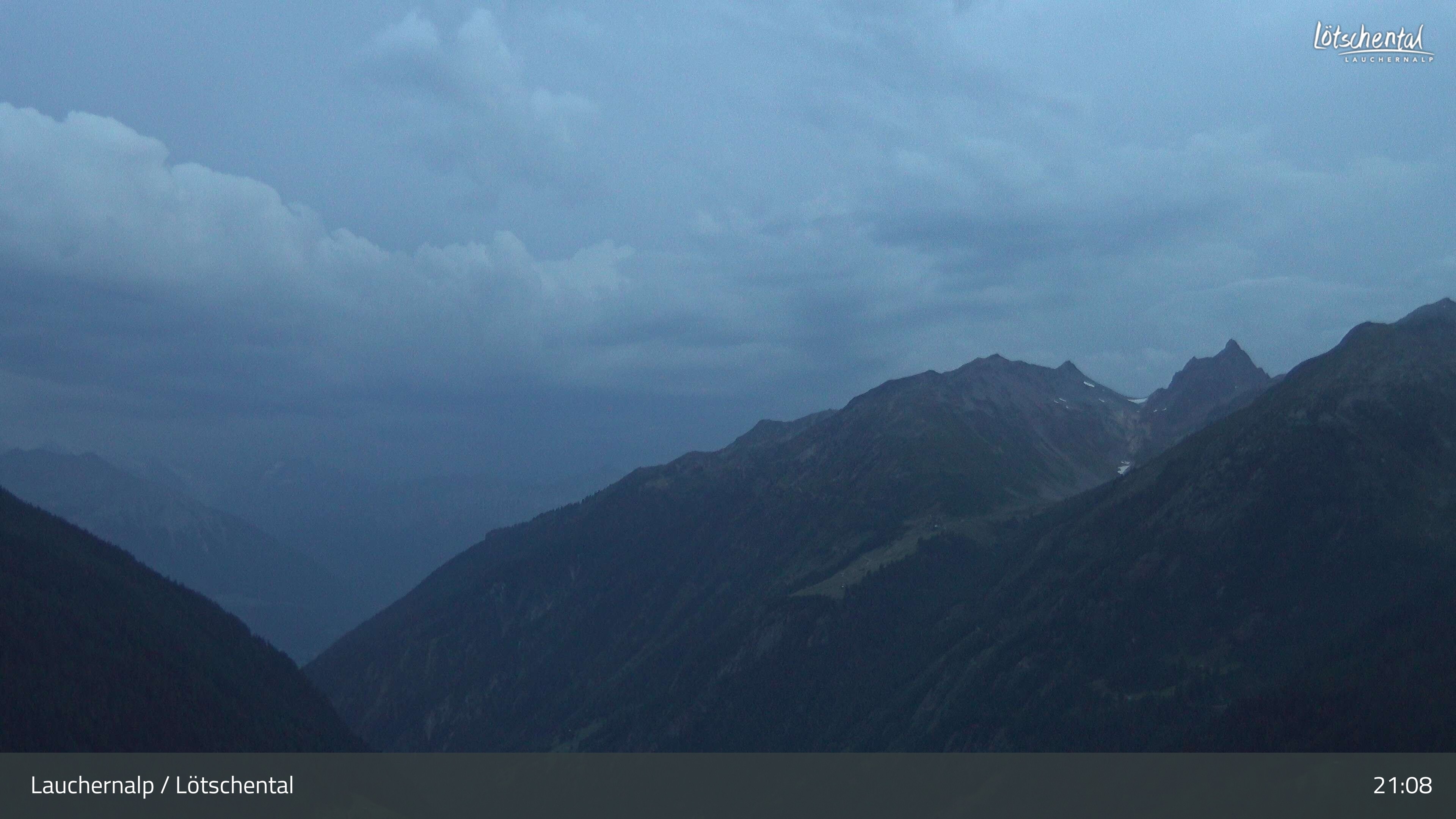 Archived image Webcam top station Wiler-Lauchernalp, Lötschen valley