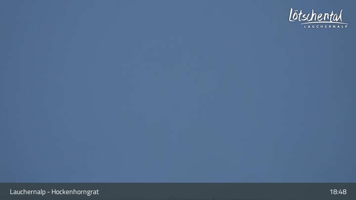 Archiv Foto Webcam Bergstation Gandegg-Hockenhorngrat, Lauchernalp