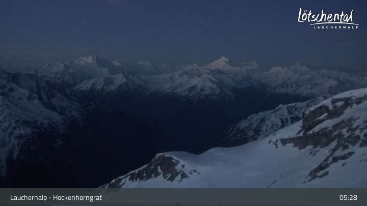 Archived image Webcam top station Gandegg-Hockenhorngrat