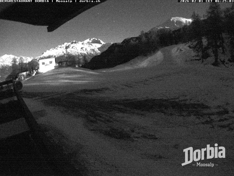 Archiv Foto Webcam Restaurant Moosalp, Bürchen