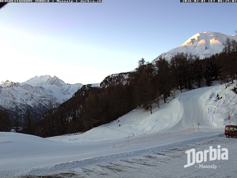 Archiv Foto Webcam Restaurant Moosalp, Bürchen