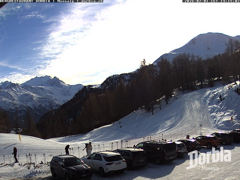 Archiv Foto Webcam Restaurant Moosalp, Bürchen