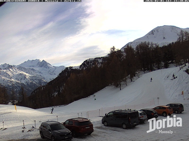 Archiv Foto Webcam Restaurant Moosalp, Bürchen