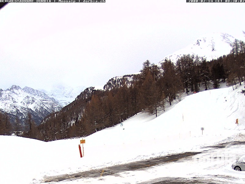 Archiv Foto Webcam Restaurant Moosalp, Bürchen