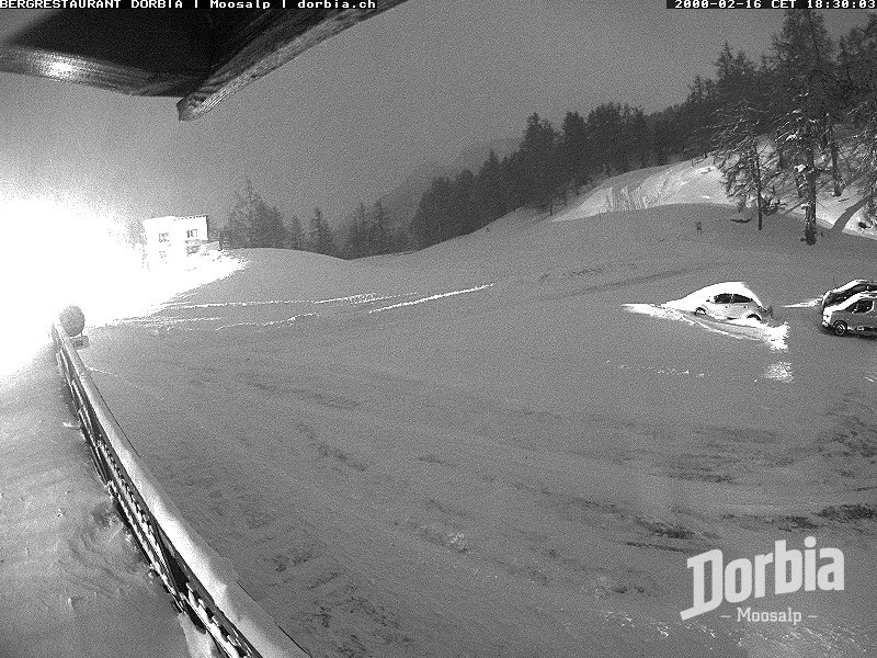 Archiv Foto Webcam Restaurant Moosalp, Bürchen