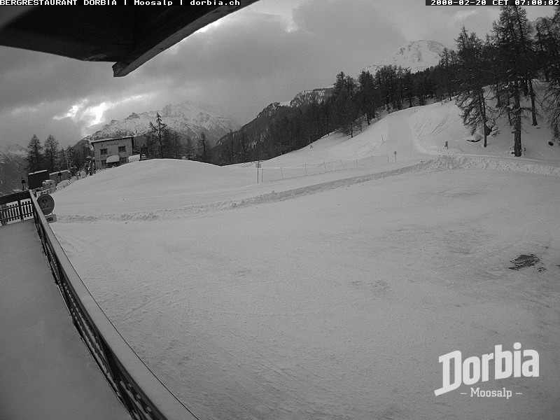 Archiv Foto Webcam Restaurant Moosalp, Bürchen