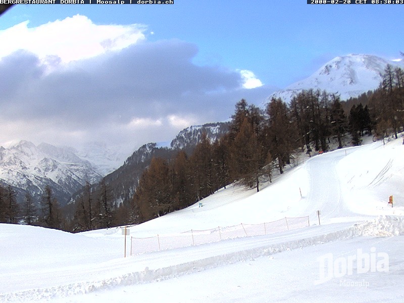 Archiv Foto Webcam Restaurant Moosalp, Bürchen