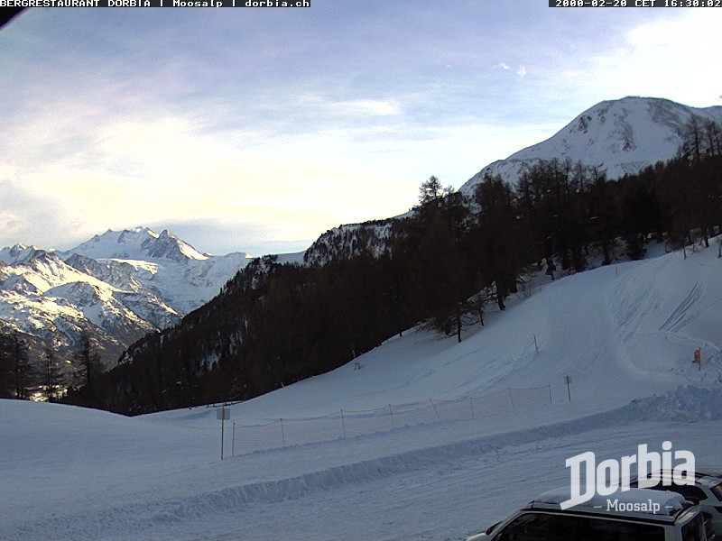 Archiv Foto Webcam Restaurant Moosalp, Bürchen