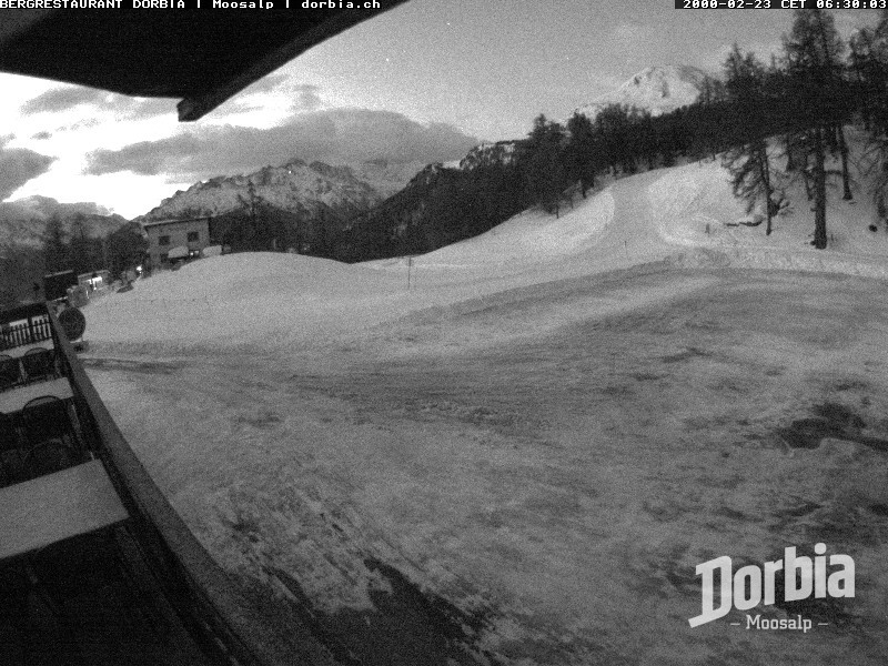 Archiv Foto Webcam Restaurant Moosalp, Bürchen