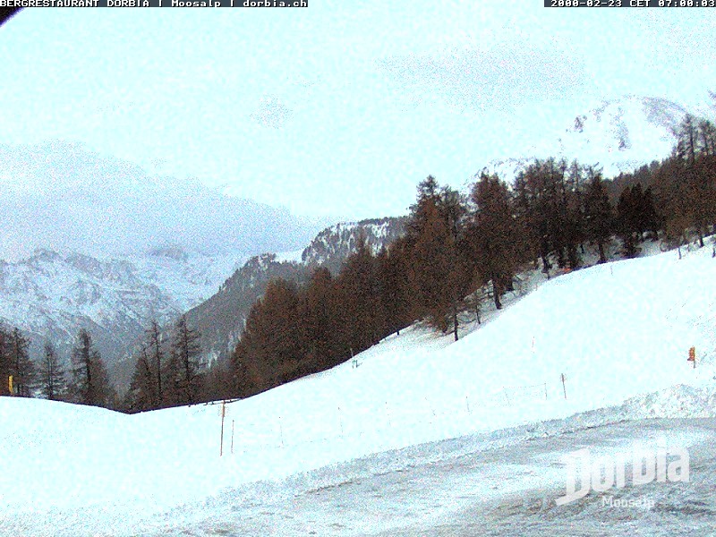 Archiv Foto Webcam Restaurant Moosalp, Bürchen