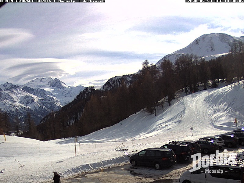 Archiv Foto Webcam Restaurant Moosalp, Bürchen