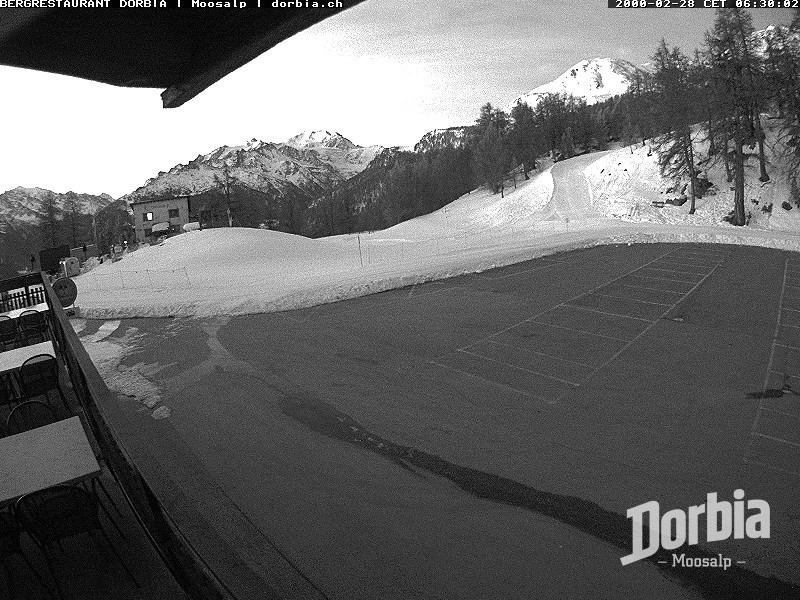 Archiv Foto Webcam Restaurant Moosalp, Bürchen