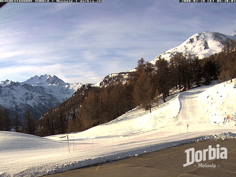 Archiv Foto Webcam Restaurant Moosalp, Bürchen