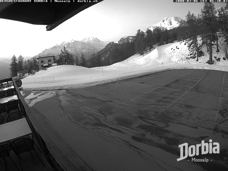 Archiv Foto Webcam Restaurant Moosalp, Bürchen